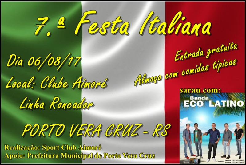 7ª Festa Italiana neste domingo